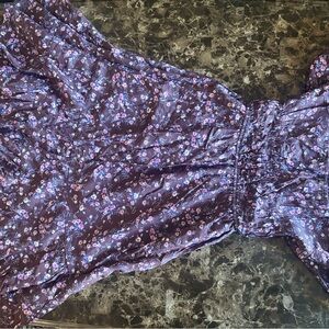 Floral Purple Dress